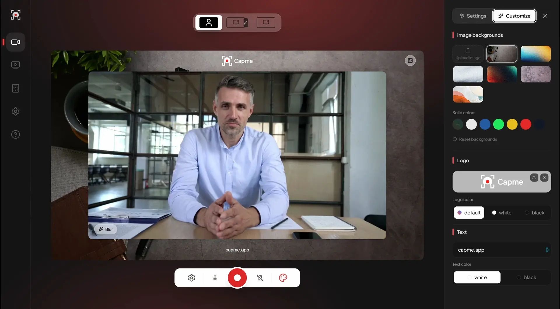 Capme screen recorder